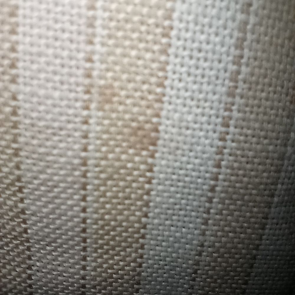 Vintage 70s Wrangler Peach Cream Stripe Pearl Snap Short Sleeve Shirt Size XL - Picture 8 of 9